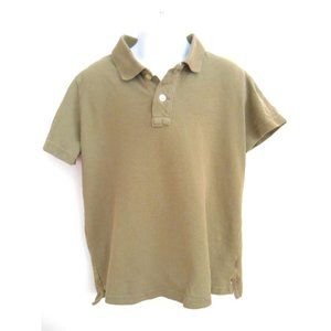 CREWCUTS military green polo size 8
